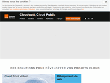 Tablet Screenshot of cloudwatt.com